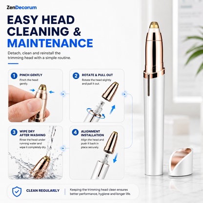 GroomX Pro™ — 2 in 1 Painless Hair Trimmer