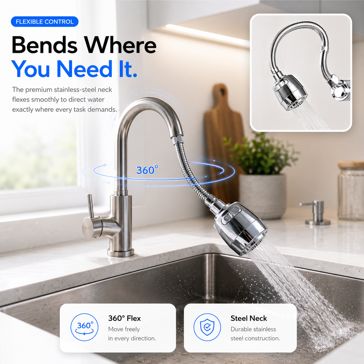 FlexX Pro™ - Smart Kitchen Sprayer 2.0
